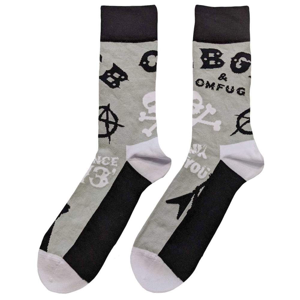 CBGB - Logos Sokken - EU 40-45 - Grijs